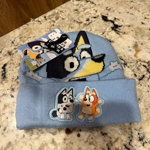 Blue Kids Beanie Hat featuring Bluey Characters